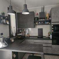 CUCINA MODERNA AD ANGOLO INDUSTRIAL