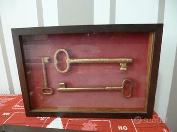 Chiavi antiche in Cornici profonde