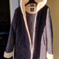 giaccone da donna  blu 