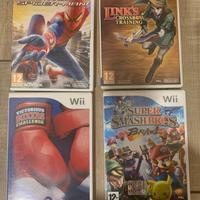 Lotto giochi WII con Super Smash e Spiderman