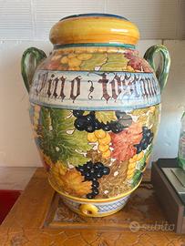 Vaso giara vintage artigianto toscana design