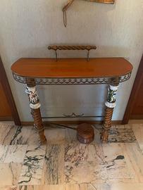 Set ingresso vintage-console con specchiera