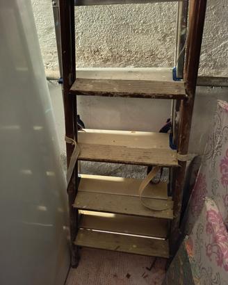 Coppia di scale in alluminio 