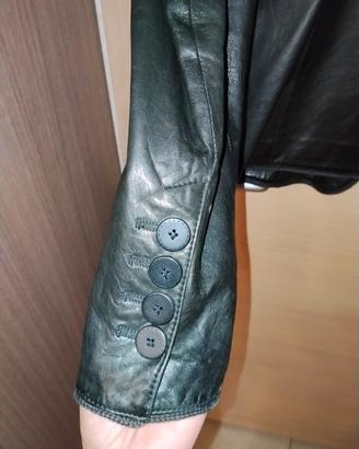 giacca di pelle Armani 