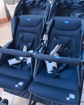 Passeggino doppio gemellare chicco 