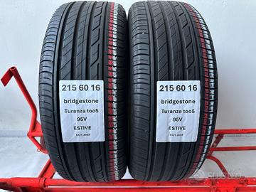 2 gomme 215 60 16 BRIDGESTONE