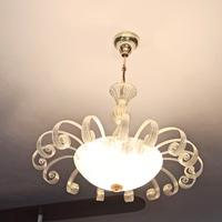Lampadario murano foglia d’oro