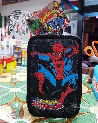 Astuccio 3 zip completo spiderman