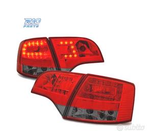 FANALI A LED PER AUDI A4 B7 AVANT 04-08 ROSSO AFFU
