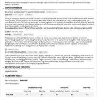 Cameriere e hotel servizio