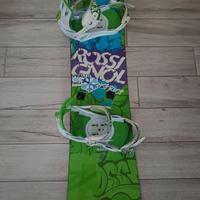 Snowboard Rossignol con attacchi e scarponi