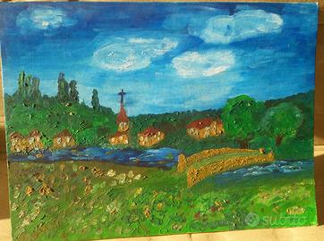 Dipinto olio,anonimo