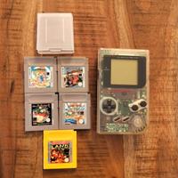 game boy trasparente più giochi