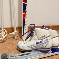 Scarpe da sci x 2 + sci Salomon