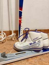 Scarpe da sci x 2 + sci Salomon