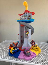 Quartier Generale Paw Patrol 6 Veicoli-Personaggi