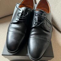 Scarpe uomo 42 stringate eleganti nero Ortigni