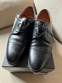 Scarpe uomo 42 stringate eleganti nero Ortigni