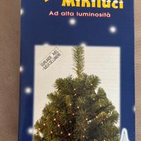 Catena 180 mini luci natale interno / esterno 7 mt