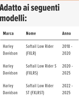 sella monoposto per Harley davidson low raider