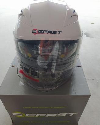 Casco jet Befast Top J bianco lucido