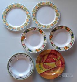 Piatti plastica riutilizzabili - Melammina