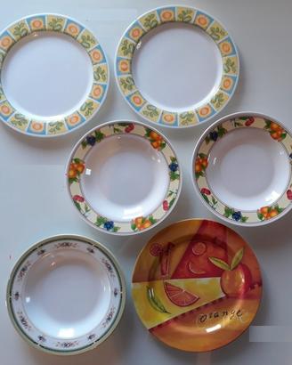 Piatti plastica riutilizzabili - Melammina