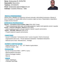 Magazziniere / Autista patente B / Operaio tuttofa