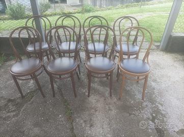 8 sedie con seduta in similpelle 30€ cadauna