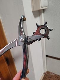 pinza fustellatrice pelle e cuoio