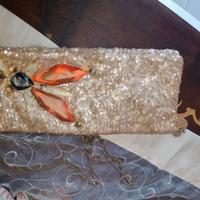 borsa pochette di patrizia pepe paiettata