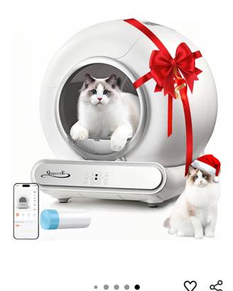 Lettiera gatto autopulente automatica 65L QSMYUYE