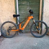 bici Trek elettrica, biamortizzata, taglia XL