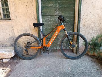 bici Trek elettrica, biamortizzata, taglia XL