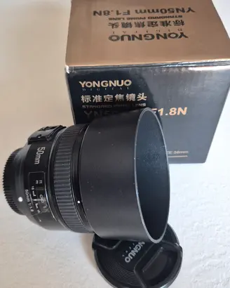 Obiettivo Yongnuo yn 50mm f1.8 per Nikon