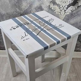Sgabello shabby chic
