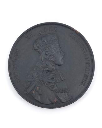 Medaglia Bronzo Luigi XV Incoronazione 700 73mm