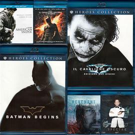 Lotto 6 Blu-Ray Batman Trilogia Nolan 007 Sniper