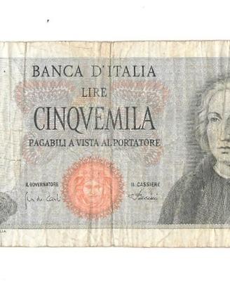 5000 Lire Cristoforo Colombo 1° Tipo (1970)