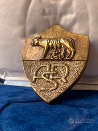 Stemma AS Roma in bronzo