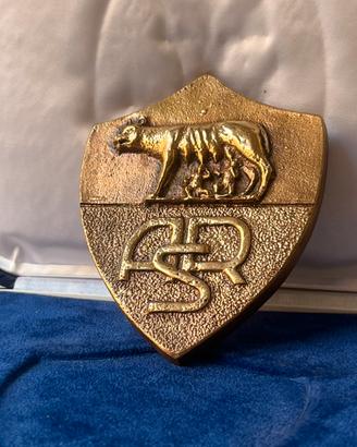 Stemma AS Roma in bronzo
