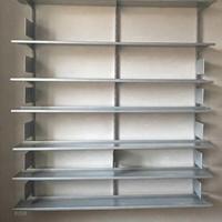 Libreria in alluminio "Continua" 220x180 cm