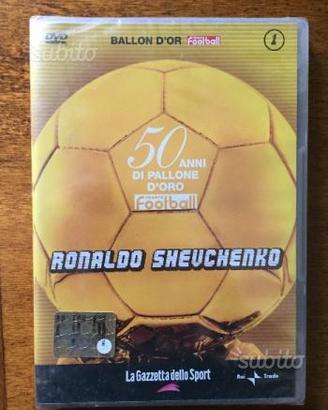 DVD 50 anni Pallone D'Oro Ronaldo Shevchenko N.1