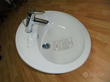 Lavabo GALASSIA ELOISE + set rubinetteria FRATTINI