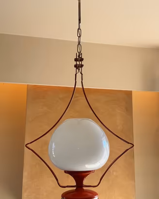Lampadario space age anni 70
