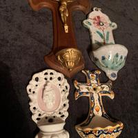 Lotto acquasantiere religiose