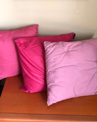 Set cuscini rosa