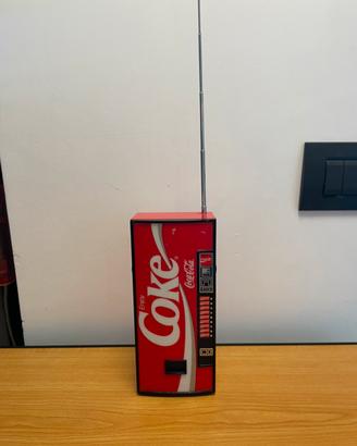 Coca cola radio distributore automatico vintage