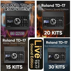 Espansioni Sound Edition Drum-tec per Roland TD17