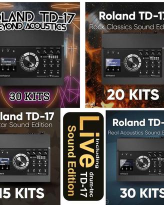 Espansioni Sound Edition Drum-tec per Roland TD17